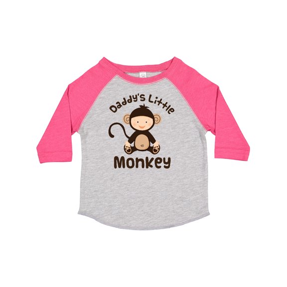 Inktastic Daddys Little Monkey Boys or Girls Toddler T-Shirt