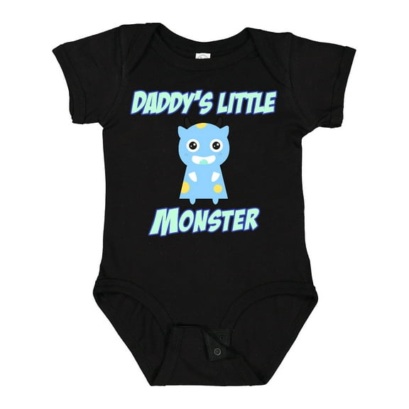 Inktastic Daddys Little Monster Boys or Girls Baby Bodysuit