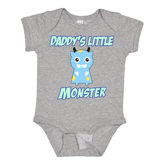 Inktastic Daddys Little Monster Boys or Girls Baby Bodysuit