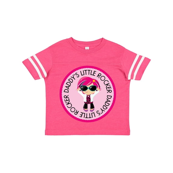 Inktastic Daddys Little Rocker Girl Girls Toddler T-Shirt