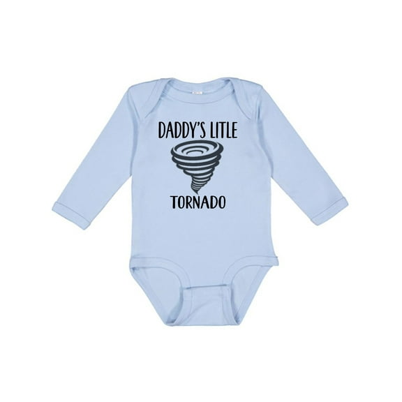 Inktastic Daddys Little Tornado Boys Boys Long Sleeve Baby Bodysuit