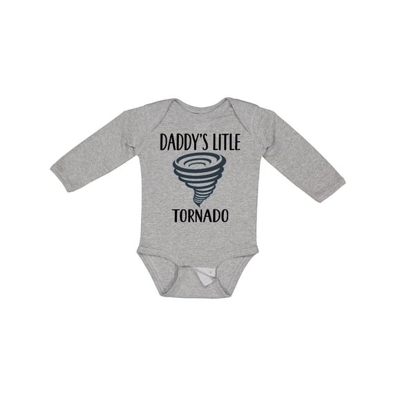 Inktastic Daddys Little Tornado Boys Boys Long Sleeve Baby Bodysuit