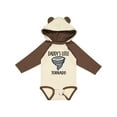 thumbnail image 1 of Inktastic Daddys Little Tornado Boys Boys Long Sleeve Baby Bodysuit, 1 of 5