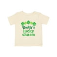 thumbnail image 1 of Inktastic Daddys Lucky Charm St Patricks Boys or Girls Baby T-Shirt, 1 of 5