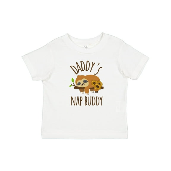 Inktastic Daddys Nap Buddy Sloth Boys or Girls Baby T-Shirt