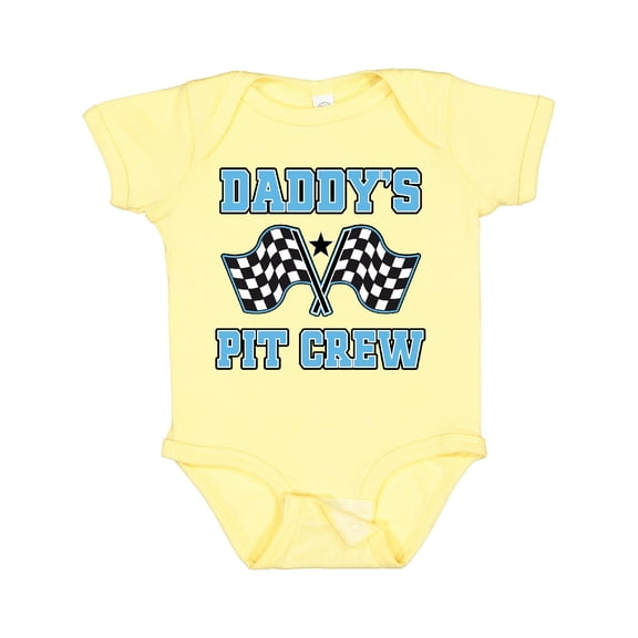 Inktastic Daddys Pit Crew Boys Racing Boys Baby Bodysuit