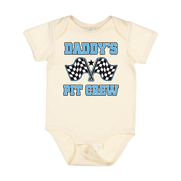 Inktastic Daddys Pit Crew Boys Racing Boys Baby Bodysuit