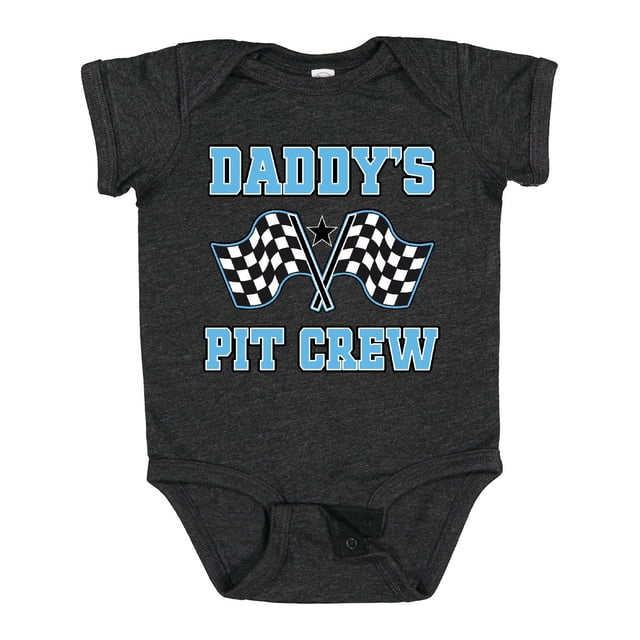 Inktastic Daddys Pit Crew Boys Racing Boys Baby Bodysuit