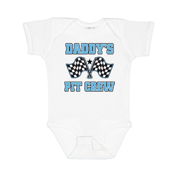 Inktastic Daddys Pit Crew Boys Racing Boys Baby Bodysuit