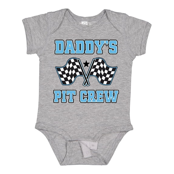 Inktastic Daddys Pit Crew Boys Racing Boys Baby Bodysuit