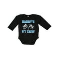 thumbnail image 1 of Inktastic Daddys Pit Crew Boys Racing Boys Long Sleeve Baby Bodysuit, 1 of 5