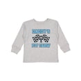 thumbnail image 1 of Inktastic Daddys Pit Crew Boys Racing Boys Long Sleeve Toddler T-Shirt, 1 of 5