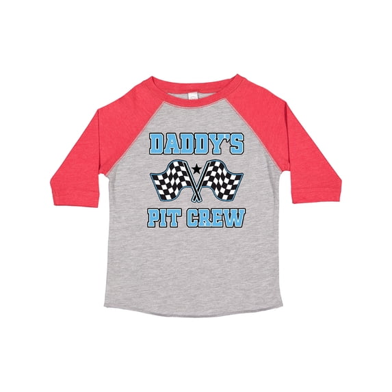 Inktastic Daddys Pit Crew Boys Racing Boys Toddler T-Shirt