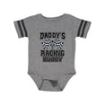 thumbnail image 1 of Inktastic Daddys Racing Buddy Car Flags Boys or Girls Baby Bodysuit, 1 of 4