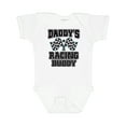 thumbnail image 1 of Inktastic Daddys Racing Buddy Car Flags Boys or Girls Baby Bodysuit, 1 of 5