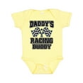 thumbnail image 1 of Inktastic Daddys Racing Buddy Car Flags Boys or Girls Baby Bodysuit, 1 of 5