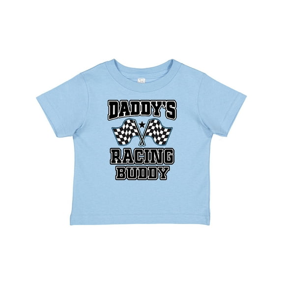 Inktastic Daddys Racing Buddy Car Flags Boys or Girls Baby T-Shirt