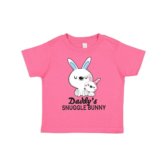 Inktastic Daddys Snuggle Bunny Easter Girls Toddler T-Shirt