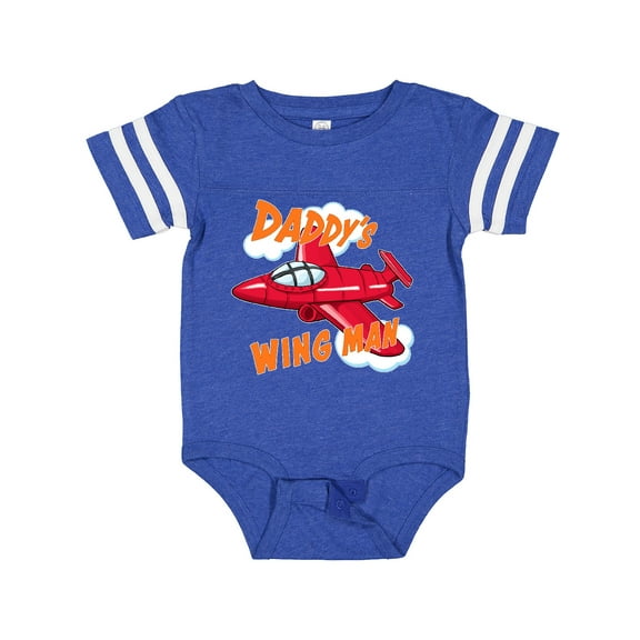 Inktastic Daddys Wingman for fathers day Boys or Girls Baby Bodysuit
