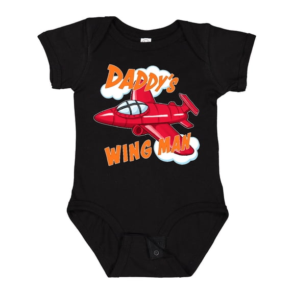 Inktastic Daddys Wingman for fathers day Boys or Girls Baby Bodysuit