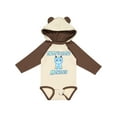 thumbnail image 1 of Inktastic Daddys little monster Boys or Girls Long Sleeve Baby Bodysuit, 1 of 5
