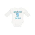 thumbnail image 1 of Inktastic Daddys little monster Boys or Girls Long Sleeve Baby Bodysuit, 1 of 5