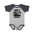 thumbnail image 1 of Inktastic Dads Lil Racing Buddy Boys or Girls Baby Bodysuit, 1 of 5