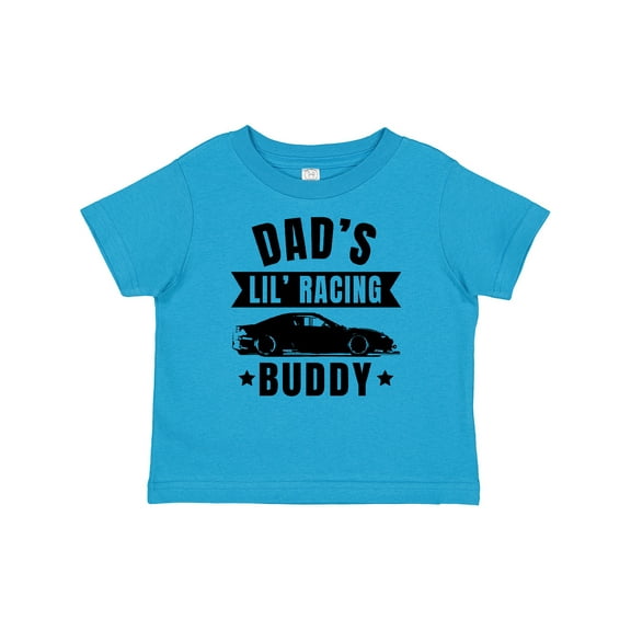 Inktastic Dads Lil Racing Buddy Boys or Girls Baby T-Shirt