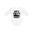 thumbnail image 1 of Inktastic Dads Lil Racing Buddy Boys or Girls Long Sleeve Baby Bodysuit, 1 of 5