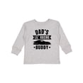 thumbnail image 1 of Inktastic Dads Lil Racing Buddy Boys or Girls Long Sleeve Toddler T-Shirt, 1 of 5