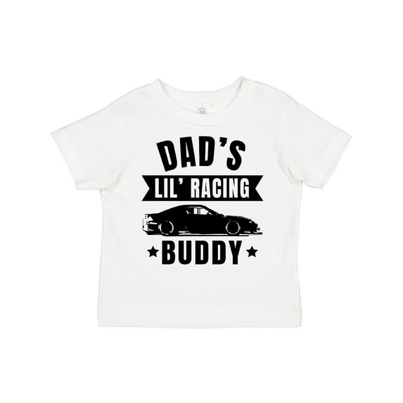 Inktastic Dads Lil Racing Buddy Boys or Girls Toddler T-Shirt