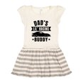 thumbnail image 1 of Inktastic Dads Lil Racing Buddy Gift Toddler Girl Dress, 1 of 4