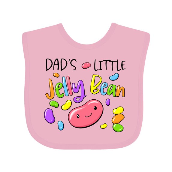 Inktastic Dads' Little Jellybean Cute Easter Candy Boys or Girls Baby Bib