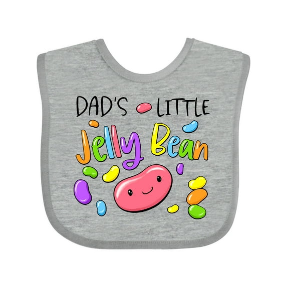 Inktastic Dads' Little Jellybean Cute Easter Candy Boys or Girls Baby Bib