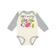 thumbnail image 1 of Inktastic Dads' Little Jellybean Cute Easter Candy Boys or Girls Long Sleeve Baby Bodysuit, 1 of 5