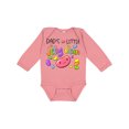 thumbnail image 1 of Inktastic Dads' Little Jellybean Cute Easter Candy Boys or Girls Long Sleeve Baby Bodysuit, 1 of 5