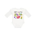 thumbnail image 1 of Inktastic Dads' Little Jellybean Cute Easter Candy Boys or Girls Long Sleeve Baby Bodysuit, 1 of 5