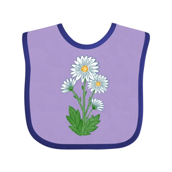 Inktastic Daisy Flower Boys or Girls Baby Bib