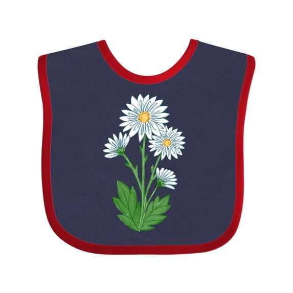 Inktastic Daisy Flower Boys or Girls Baby Bib