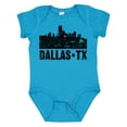 thumbnail image 1 of Inktastic Dallas Texas City Skyline with Grunge Boys or Girls Baby Bodysuit, 1 of 5
