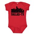 thumbnail image 1 of Inktastic Dallas Texas City Skyline with Grunge Boys or Girls Baby Bodysuit, 1 of 5