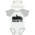 thumbnail image 1 of Inktastic Dallas Texas City Skyline with Grunge Boys or Girls Baby Bodysuit, 1 of 5