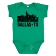 thumbnail image 1 of Inktastic Dallas Texas City Skyline with Grunge Boys or Girls Baby Bodysuit, 1 of 5