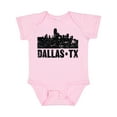 thumbnail image 1 of Inktastic Dallas Texas City Skyline with Grunge Boys or Girls Baby Bodysuit, 1 of 5