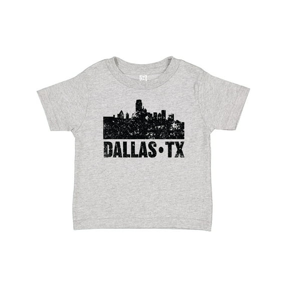 Inktastic Dallas Texas City Skyline with Grunge Boys or Girls Baby T-Shirt