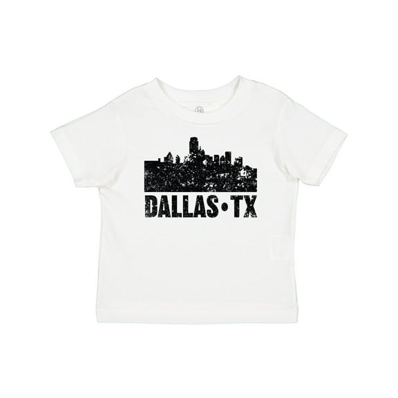 Inktastic Dallas Texas City Skyline with Grunge Boys or Girls Baby T-Shirt