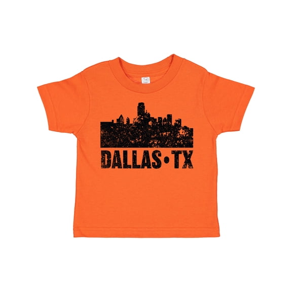 Inktastic Dallas Texas City Skyline with Grunge Boys or Girls Toddler T-Shirt