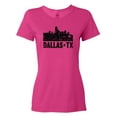 thumbnail image 1 of Inktastic Dallas Texas City Skyline with Grunge Women's T-Shirt, 1 of 5