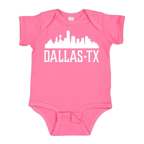 Inktastic Dallas Texas Skyline Tx Cities Boys or Girls Baby Bodysuit