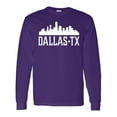 thumbnail image 1 of Inktastic Dallas Texas Skyline Tx Cities Long Sleeve T-Shirt, 1 of 5